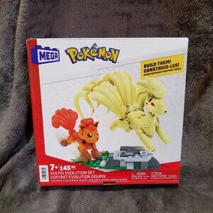 Mega Construx Pokemon Vulpix Ninetales Evolution Set - New Sealed Ages 7+